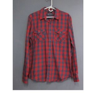 NEW American Rag Re d& Blue Plaid Check Shirt M